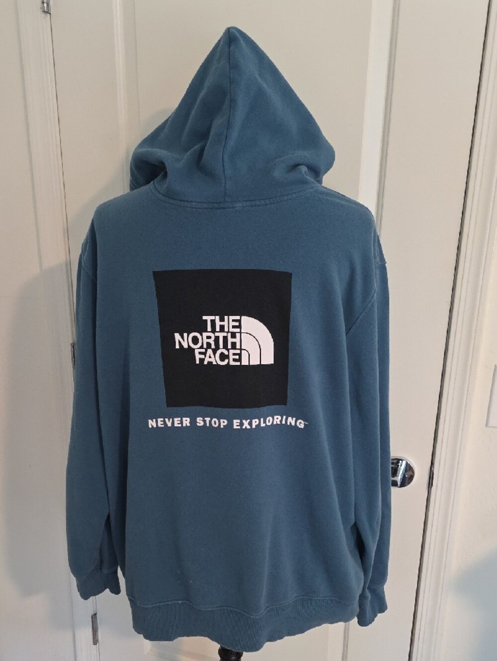 The North Face Teal Blue Pullover Hoodie - Picture 3 of 8